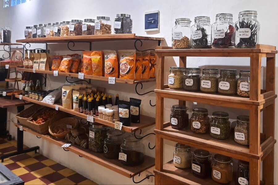 Retail shelf coffee packaging example from Everything You Need To Know About Coffee Packaging