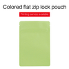 Colorful Three Side Sealed Zip Pouches