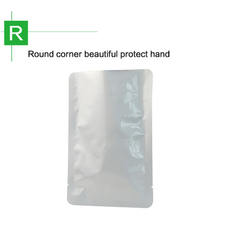Silver Foil Vacuum Three Side Sealed Pouches