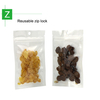 White-Clear Three Side Sealed Pouches