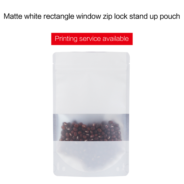 Stand Up Pouches-Matte White