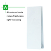Flat Bottom valve Pouch Without Zip -Matte White