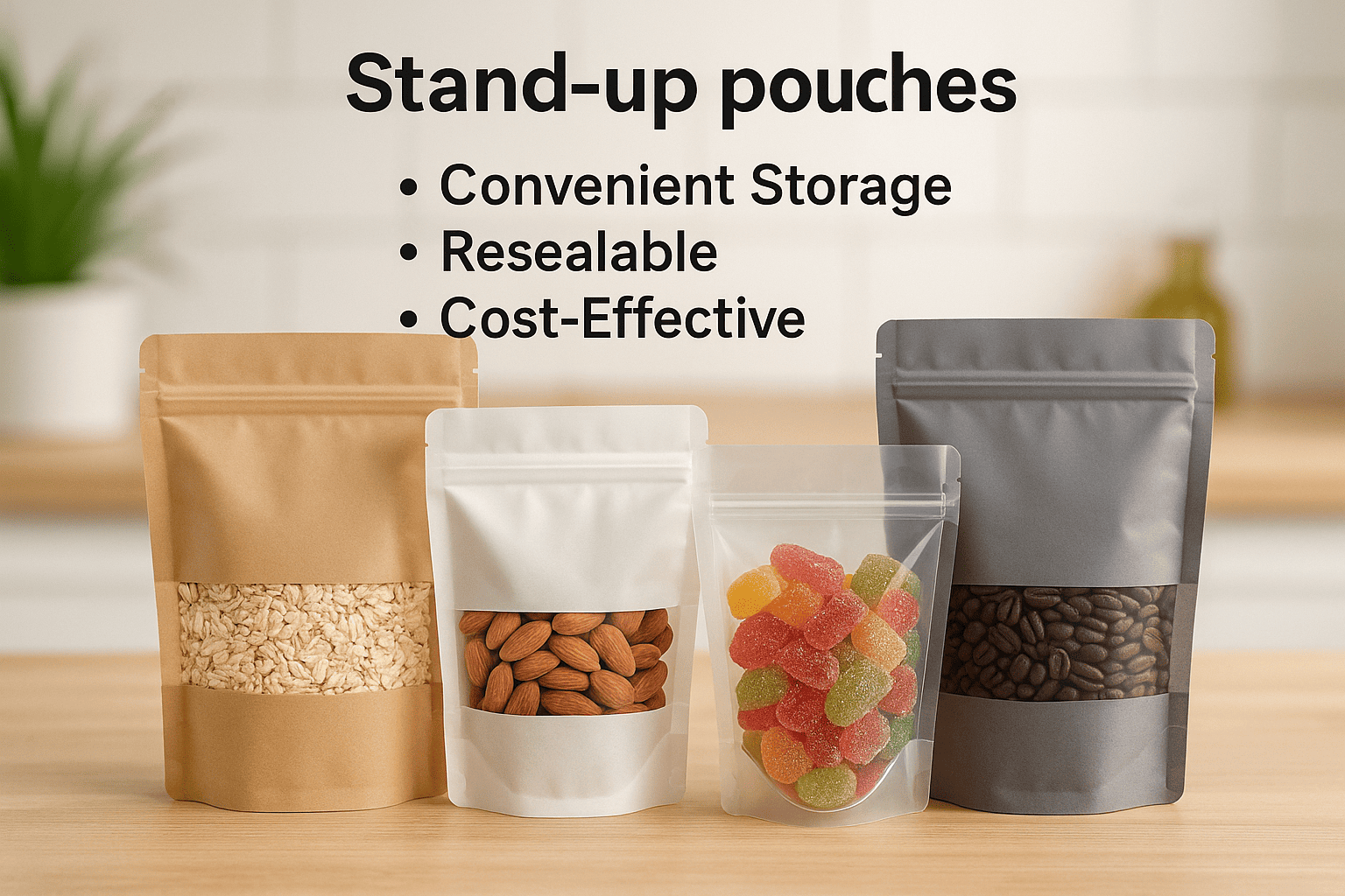 Stand-Up Pouches vs. Rigid Packaging (Bottles, Jars, Cans): A Comprehensive Comparison for Modern Brands