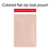 Colorful Three Side Sealed Zip Pouches