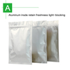 Foil Three Side Sealed Zip Pouches