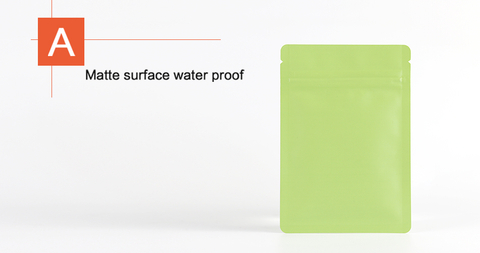 Colorful Three Side Sealed Zip Pouches