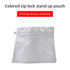 Stand Up Pouches Matte Black with hang hole 
