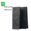 Flat Bottom Valve Pouch Without Zip -Matte Black