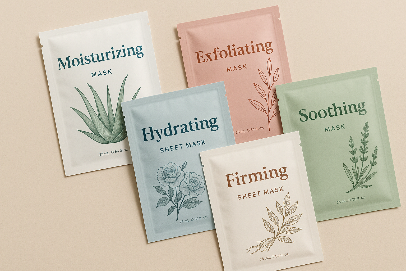 Three Side sealed Pouches3