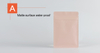 Colorful Three Side Sealed Zip Pouches