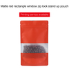 Stand Up Pouches-Matte Red