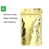 Glossy Colorful Stand Up Pouches-Glossy Gold