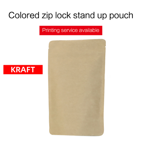 Stand Up Pouches--Matte brown