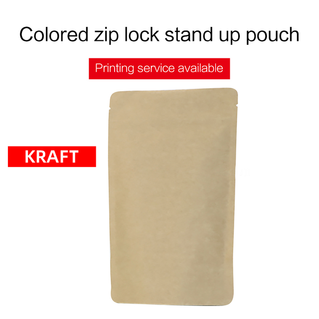Stand Up Pouches--Matte brown