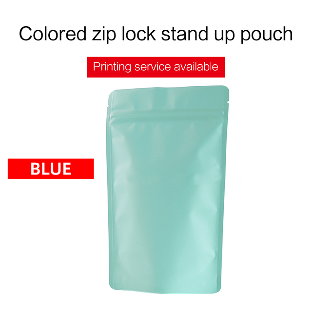 Stand Up Pouches-Matte Blue