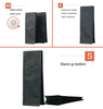 Flat Bottom Valve Pouch Without Zip -Matte Black