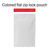 Colorful Three Side Sealed Zip Pouches