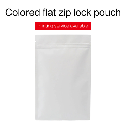Colorful Three Side Sealed Zip Pouches