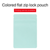 Colorful Three Side Sealed Zip Pouches