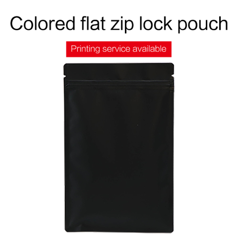 Colorful Three Side Sealed Zip Pouches