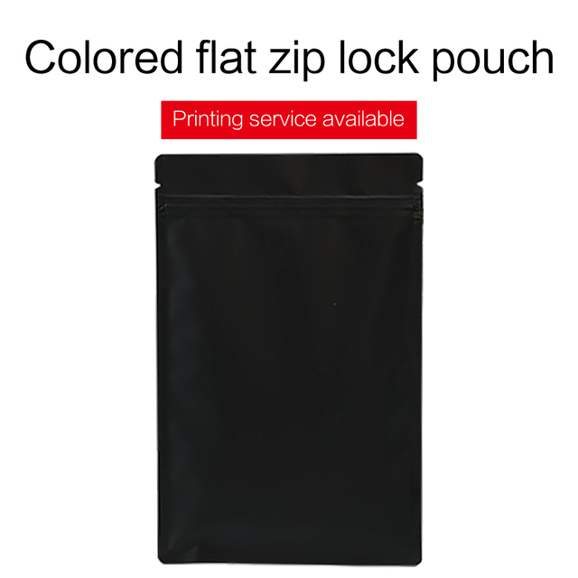 Colorful Three Side Sealed Zip Pouches