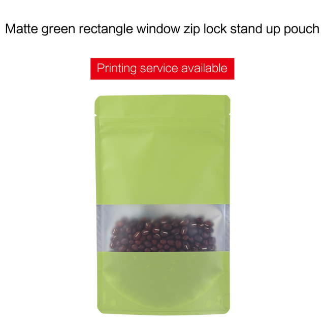 Stand Up Pouches-Matte Green