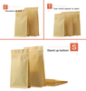Kraft Flat Bottom Pouches