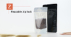 Colorful-Clear Stand Up Pouches-Black