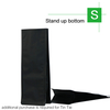 Flat Bottom Pouches Without Ziplock-Matte Black