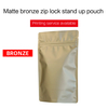 Stand Up Pouches--Matte bronze