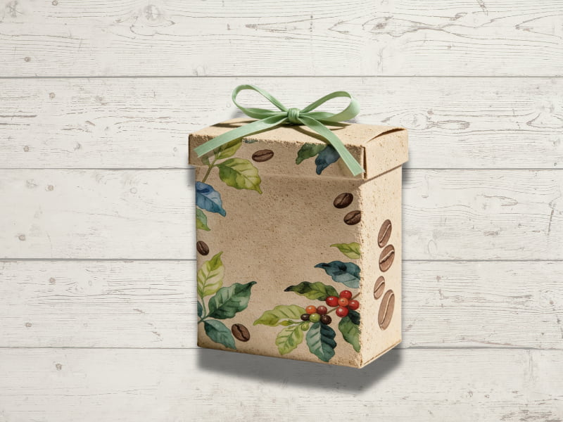 Different coffee packaging materials such as aluminum foil, PLA, and recyclable bags, illustrating their role in preserving coffee’s freshness and flavor