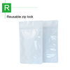  Glossy Colorful Stand Up Pouches-Glossy White