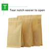 Kraft Flat Bottom Pouches