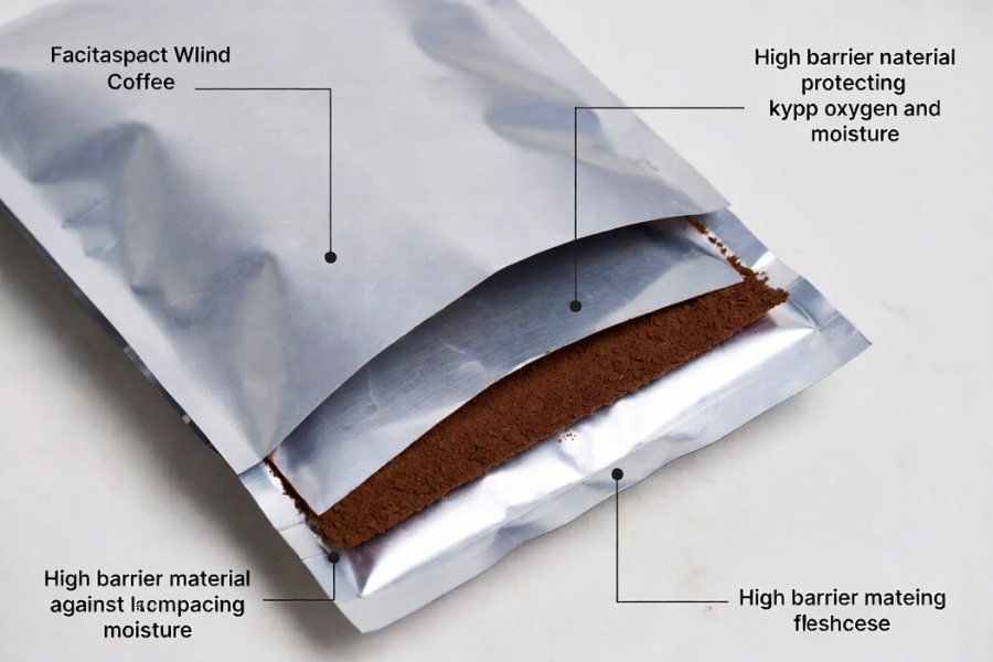 Sagittarius Sample Size Coffee Bag Packaging with high barrier materials to keep coffee fresh