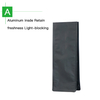 Flat Bottom Pouches Without Ziplock-Matte Black