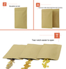 Kraft Three Side Sealed Pouches