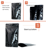 Glossy Colorful Stand Up Pouches-Glossy Black