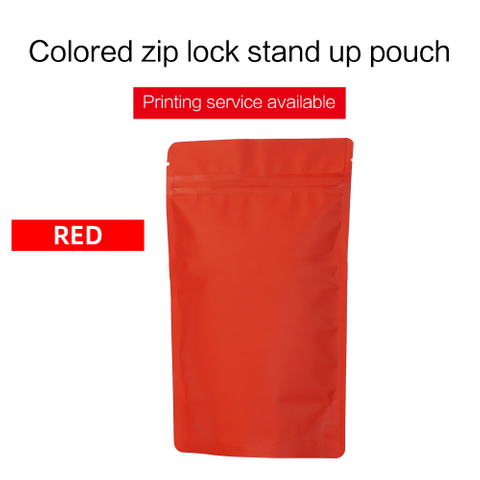 Stand Up Pouches--Matte red