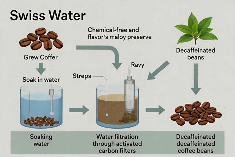 Decaf Revolution Coffee Tasting Kits featuring Swiss Water Process decaf coffee methods