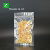 Clear Three Side Sealed Pouches With Zip