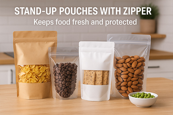 Why Do Food Packaging Bags Choose To Use Self-supporting Zipper Packaging Bags?