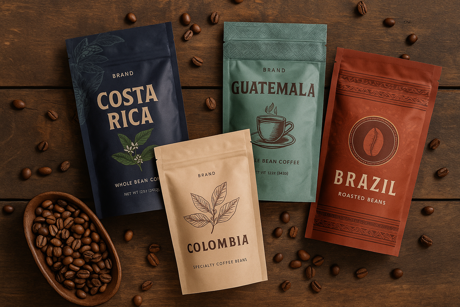 A Roaster's Guide to Coffee Packaging: Types, Dimensions, and Strategic Choices