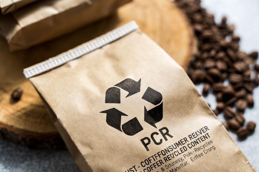 sustainable PCR coffee bag example in Florida coffee packaging trends 2026